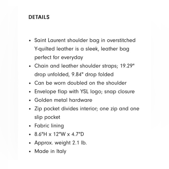 YSL Loulou Medium Bag - Picture 8 of 8